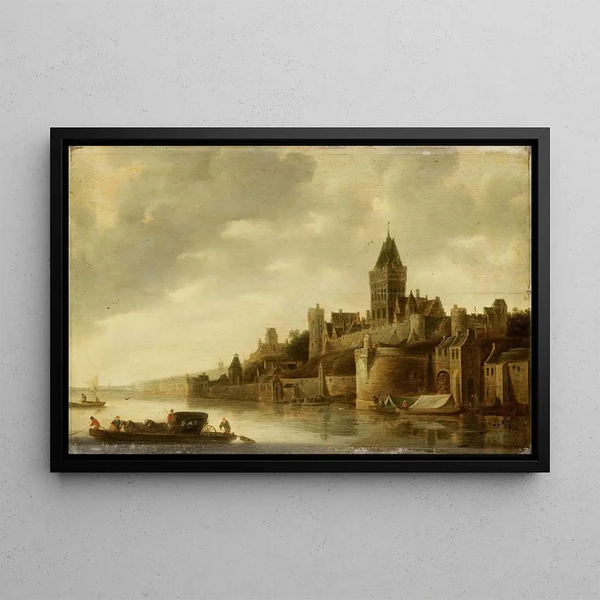 Frans de Hulst - View of the Valkhof in Nijmegen.webp