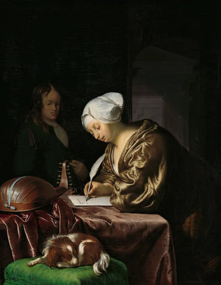 Frans van Mieris the Elder - The Letter Writer.webp