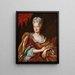 portret van keizerin Elisabeth Christine - Frans van Stampart — ingelijst kunstwerk aan de muur