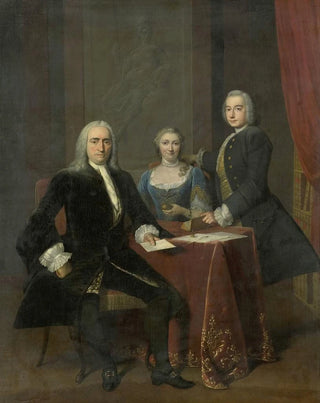 Frans van der Mijn - Family Group in an Interior.webp