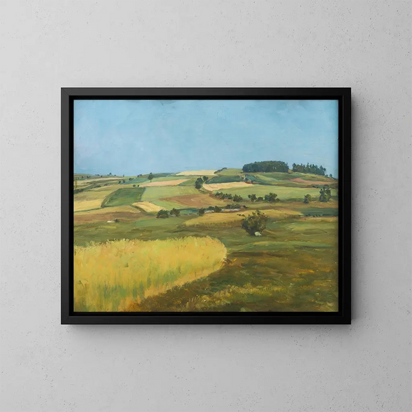 Bergenlandschap - František Kaván — ingelijst kunstwerk aan de muur
