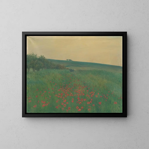 klaprozen - František Kaván — ingelijst kunstwerk aan de muur