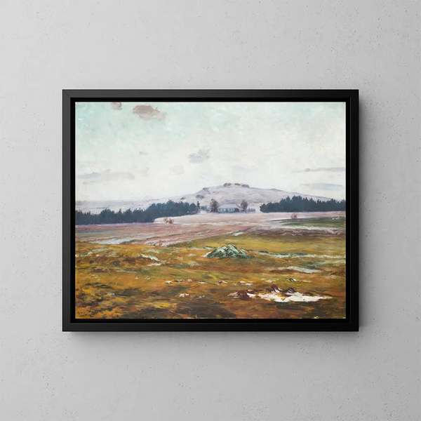 Zoete stemming - František Kaván — ingelijst kunstwerk aan de muur