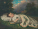 Een kind op het platteland - František Klimkovič — weergave van het kunstwerk