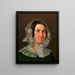 Anna Alt, vrouw van Jakob Alt - Franz Alt — ingelijst kunstwerk aan de muur