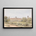 Hof blauw in Laxenbourg - Franz Alt — ingelijst kunstwerk aan de muur