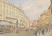 The Graben in Vienna with Leopold Fountain - Franz Alt — artwork view