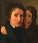 Jakob Alt en zijn dochter Luise - Franz Alt — weergave van het kunstwerk