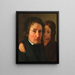 Jakob Alt en zijn dochter Luise - Franz Alt — ingelijst kunstwerk aan de muur