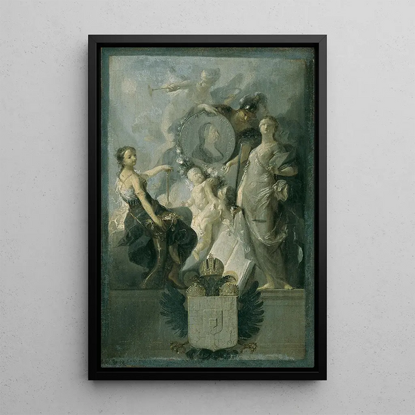 Franz Anton Maulbertsch - Huldigung fr Kaiserin Maria Theresia.webp
