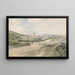 Perchtoldsdorf - Franz Barbarini — ingelijst kunstwerk aan de muur