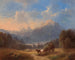 Scene uit het Salzkammergut - Franz Barbarini — weergave van het kunstwerk
