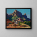 De Bewaker, Zion Nationaal Park, Utah - Franz Bischoff — ingelijst kunstwerk aan de muur