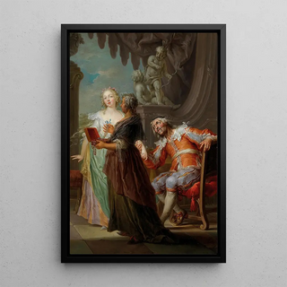 Franz Christoph Janneck - A Gallant Scene.webp