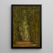 Chemin ensoleillé - Franz Courtens — ingelijst kunstwerk aan de muur