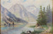 Meer van berglandschap - Franz Demel — weergave van het kunstwerk