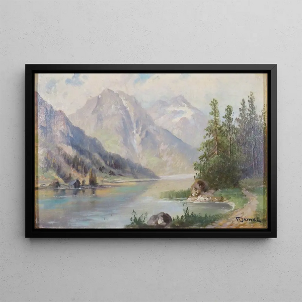 Franz Demel - Gebirgssee.webp