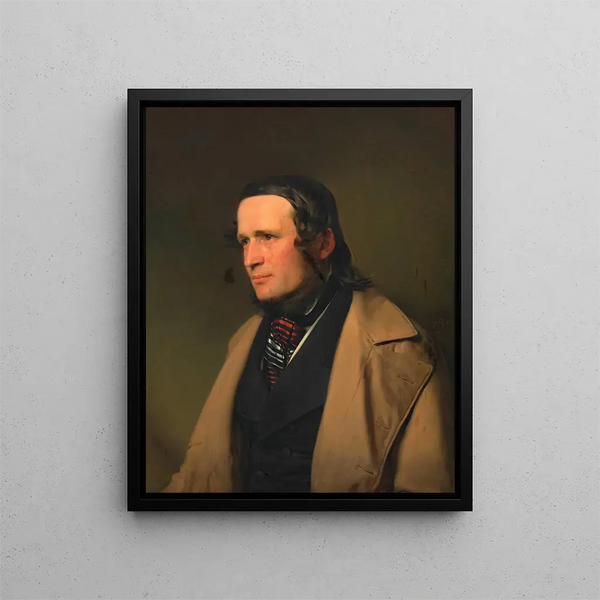 Carl Gross - Franz Eybl — ingelijst kunstwerk aan de muur