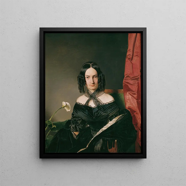 Mme Nadassy - Franz Eybl — ingelijst kunstwerk aan de muur