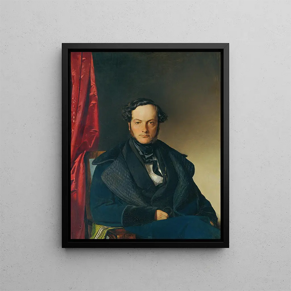 Monsieur Nadassy - Franz Eybl — ingelijst kunstwerk aan de muur