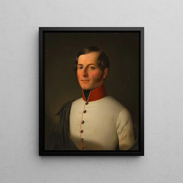 Karl von Rebracha Sous-lieutenant - Franz Eybl — ingelijst kunstwerk aan de muur