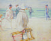 van Promeneurs sur la digue - Franz Gailliard — weergave van het kunstwerk