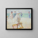 van Promeneurs sur la digue - Franz Gailliard — ingelijst kunstwerk aan de muur