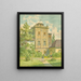 L'ancien Hundsturm painting in the 5th district of Vienna - Franz Gerasch — framed artwork on a wall