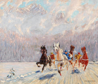 Franz HienlMerre - Trabrennen im Winter.webp