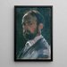 Zelfportret - Franz Hofer — ingelijst kunstwerk aan de muur