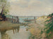 van de rivier de Donau bij Greifenstein - Franz Horst — weergave van het kunstwerk