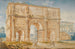 L'Arc de Constantin en een deel van het Colosseum - Franz Kaisermann — weergave van het kunstwerk