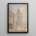 Tour noord van de kathedraal Saint-Étienne van Wenen - Franz Kopallik — ingelijst kunstwerk aan de muur
