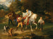Rodolphe de Habsbourg en de priester - Franz Ludwig Catel — weergave van het kunstwerk