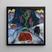 Een bizon in de winter De rode bizon - Franz Marc — ingelijst kunstwerk aan de muur