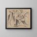 Abstracte tekening - Franz Marc — ingelijst kunstwerk aan de muur