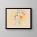 Abstract aquarelschilderij I - Franz Marc — ingelijst kunstwerk aan de muur