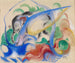 Betoverd dier - Franz Marc — weergave van het kunstwerk