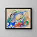 Betoverd dier - Franz Marc — ingelijst kunstwerk aan de muur