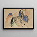 Klein betoverd dier II - Franz Marc — ingelijst kunstwerk aan de muur