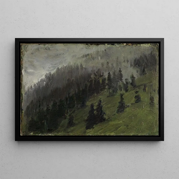 Franz Marc - Nebel zwischen Tannen.webp