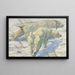 Siberian Dogs in the Snow - Franz Marc — framed artwork on a wall