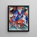 Saint Julien l'Hospitalier - Franz Marc — ingelijst kunstwerk aan de muur