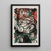 La Naissance des chevaux - Franz Marc — framed artwork on a wall