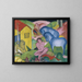Het Droom - Franz Marc — ingelijst kunstwerk aan de muur