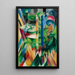 Les Petits Chèvres de montagne - Franz Marc — ingelijst kunstwerk aan de muur