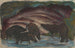 Jachthonden in het water - Franz Marc — weergave van het kunstwerk