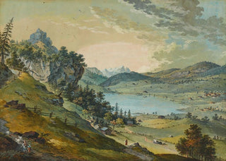 Franz Niklaus Knig - Ansicht des Lungerersees.webp