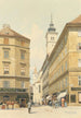 Weihburggasse - Franz Poledne | Reproduction — weergave van het kunstwerk