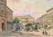 La ligne Burggassen à Vienne, coin de la Kaiserstraße et de la Burggasse - Franz Reinhold — artwork view